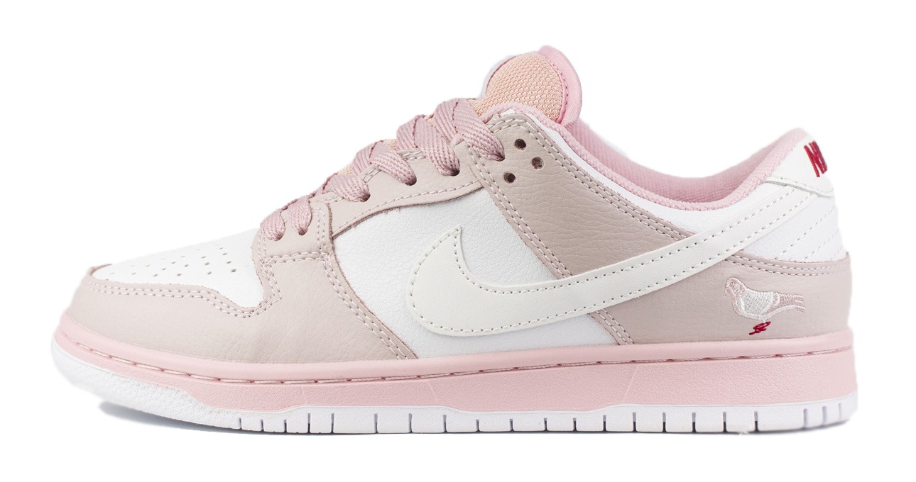 Nike SB Dunk Low Pro, белый с розовым, кожа, женские — купить в Ставрополе  в интернет-магазине step-man.com